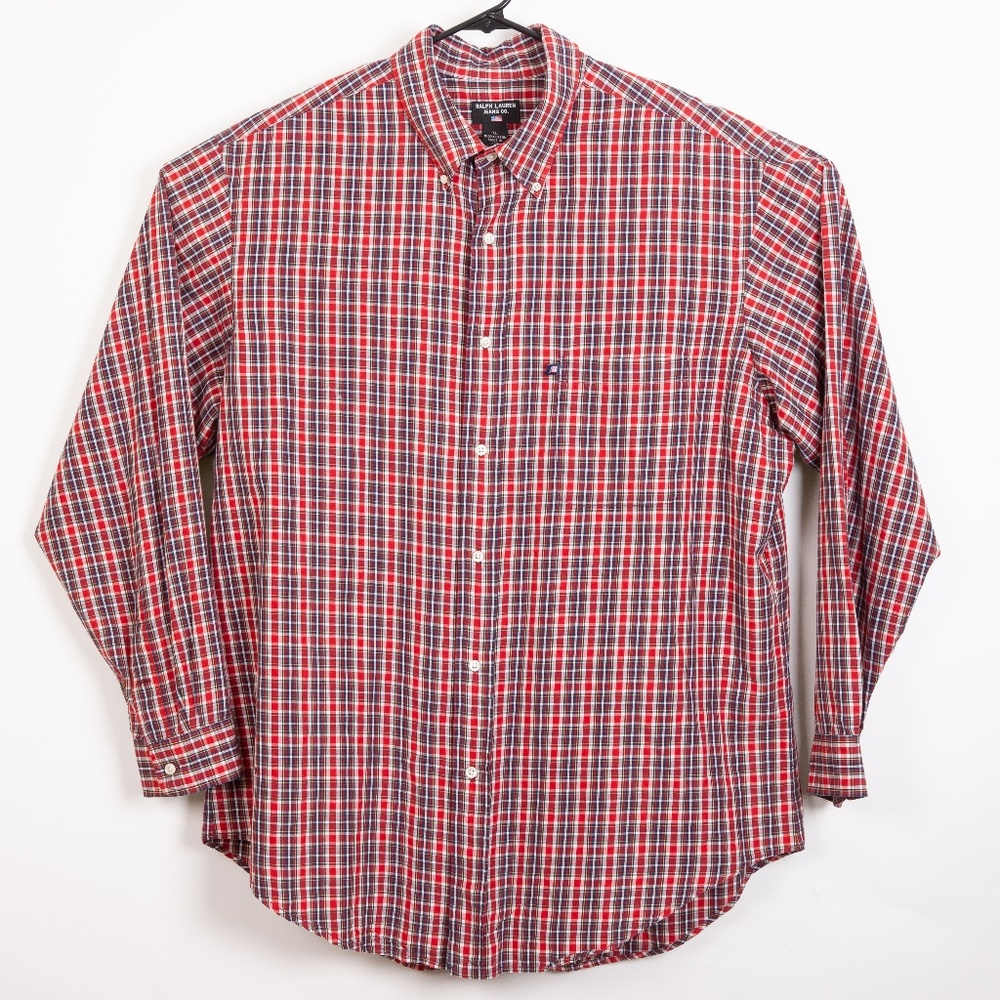 Ralph Lauren Jeans Co Plaid Button Down Shirt